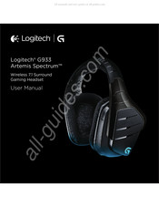Logitech G933 Artemis Spectrum Gebruikershandleiding