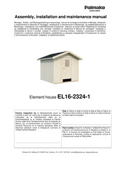 Lemeks Palmako EL16-2324-1 Montage-, Installatie- En Bedieningshandleiding