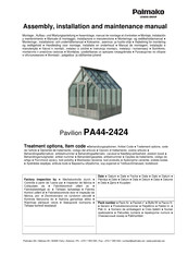 Lemeks Palmako PA44-2424 Montage-, Installatie- En Bedieningshandleiding