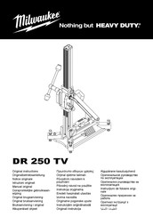 Milwaukee DR 250 TV Oorspronkelijke Gebruiksaanwijzing
