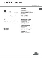 Hotpoint Ariston BTSZ 1631/HA Gebruiksaanwijzing
