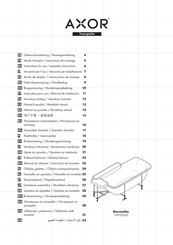 Hansgrohe AXOR Bouroullec 19955000 Gebruiksaanwijzing
