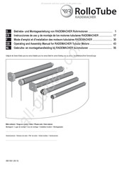 RADEMACHER RolloTube 2170 70 96 Gebruiks- En Montagehandleiding