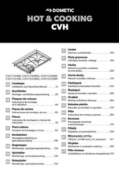 Dometic HOT & COOKING CVH1350M Montagehandleiding En Gebruiksaanwijzing