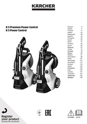 Kärcher K 5 Premium Power Control Originele Gebruiksaanwijzing