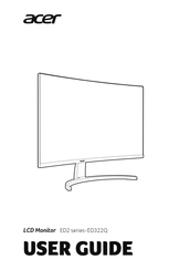 Acer ED322Q Gebruikershandleiding