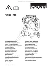 Makita VC4210M Oorspronkelijke Gebruiksaanwijzing