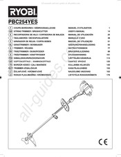 Ryobi PBC254YES Gebruikershandleiding