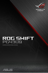 ASus ROG Swift PG43UQ Gebruikershandleiding