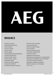 AEG BSS18C2 Oorspronkelijke Gebruiksaanwijzing