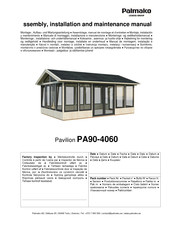 Lemeks Palmako PA90-4060 Montage-, Installatie- En Bedieningshandleiding