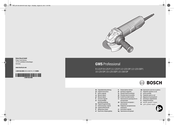 Bosch Professional GWS 12-125 CIEP Oorspronkelijke Gebruiksaanwijzing