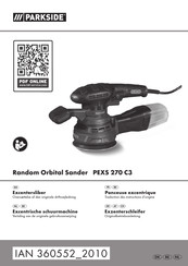 Parkside 360552 2010 Vertaling Van De Originele Gebruiksaanwijzing