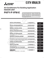 Mitsubishi Electric CITY MULTI PKFY-P63 VKM-E Installatiehandleiding