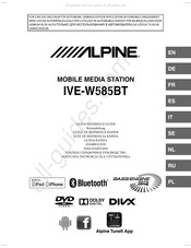 Alpine IVE-W585BT Snelstartgids