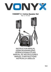 Vonyx VX800BT Gebruiksaanwijzing