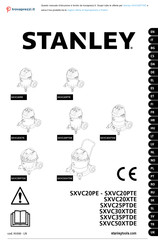 Stanley SXVC50XTD Vertaling Van De Originele Gebruiksaanwijzing