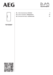 AEG TSF5O88EF Gebruiksaanwijzing