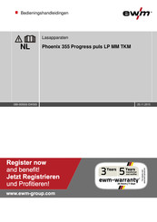 EWM Phoenix 355 Progress puls LP MM TKM Bedieningshandleidingen