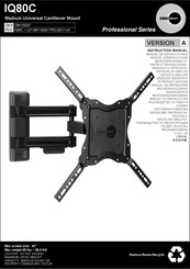 Omnimount Professional IQ80C Instructiehandleiding