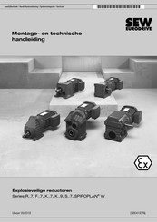 Sew Eurodrive SPIROPLAN W Series Installatie En Technische Handleiding