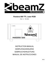Beamz professional Pandora 500 Gebruiksaanwijzing