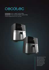 cecotec CECOFRY FULL BLACKINOX 5500 PRO Instructiehandleiding