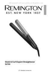 Remington Sleek & Curl Expert Straightener S6700 Handleiding
