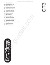 Peg-Perego GT3 Gebruiksaanwijzing