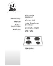 ETNA TEK161RVS Handleiding
