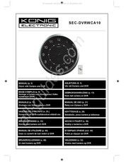 König Electronic SEC-DVRWCA10 Gebruiksaanwijzing