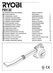 Ryobi PBV-30 Gebruikershandleiding