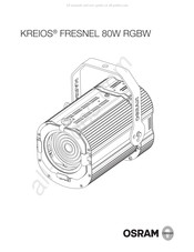 Osram KREIOS FRESNEL 80W RGBW Handleiding