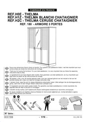 Gautier H2C - THELMA CERUSE CHATAIGNIER Handleiding