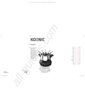 Koenic KFO 150 Gebruiksaanwijzing