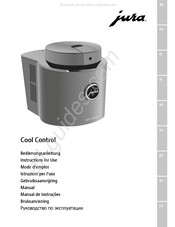 Jura Cool Control Gebruiksaanwijzing