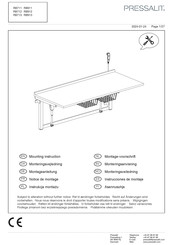 Pressalit R8912 Montagevoorschrift
