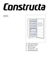 CONSTRUCTA CE524VWE0 Gebruiksaanwijzing