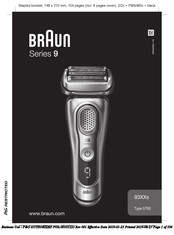 Braun 93XXs Handleiding