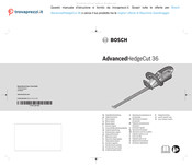 Bosch AdvancedHedgeCut 36 Oorspronkelijke Gebruiksaanwijzing
