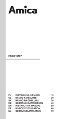 Amica EKGC16187 Gebruiksaanwijzing