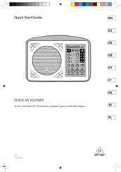 Behringer EUROLIVE B207MP3 Snelstartgids