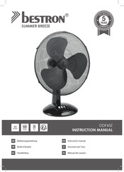 Bestron SUMMER BREEZE DDF45Z Handleiding