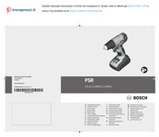Bosch PSR 14,4 LI Oorspronkelijke Gebruiksaanwijzing
