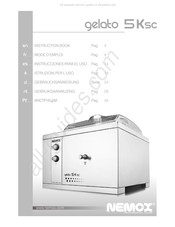 Nemox Crea Gelato 5KSc Gebruiksaanwijzing