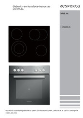 Respekta HS2200-26 Gebruikers- En Installatie-Instructie
