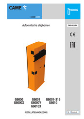 CAME G6000Y Installatiehandleiding