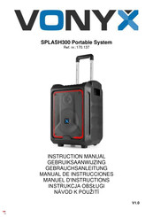 Vonyx SPLASH300 Gebruiksaanwijzing