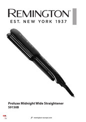 Remington Proluxe Midnight S9150B Handleiding