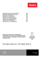 Amica FH 664 634 S Gebruiksaanwijzing